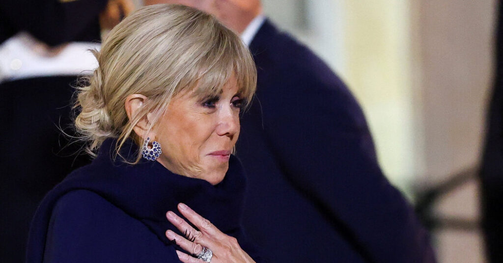 Brigitte Macron Apologizes for Slur Against Feminist Activists. Sort Of.