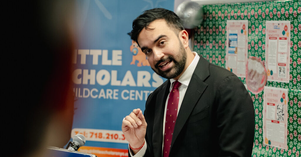 New Yorkers Back Mamdani’s Push for Free Child Care, Poll Shows