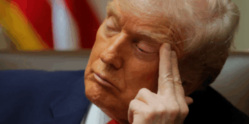 ‘Commander in sleep’ Trump mocked for ‘fighting back’ snooze as Cabinet members praise him