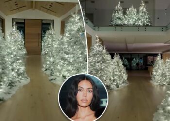 Kim Kardashian blasted for ‘unnecessary’ over-the-top Christmas decorations: ‘So tacky’