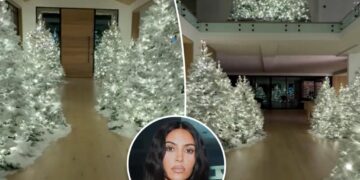 Kim Kardashian blasted for ‘unnecessary’ over-the-top Christmas decorations: ‘So tacky’