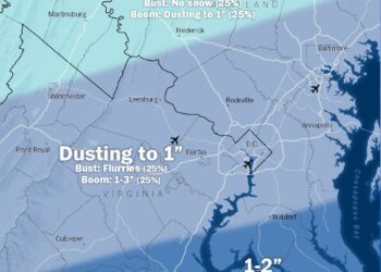D.C. may see accumulating snow as storm hits Mid-Atlantic. What to expect.