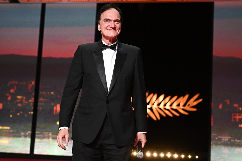 Quentin Tarantino during the opening ceremony at the 78th annual Cannes Film Festival at Grand Theatre Lumiere on May 13, 2025 in Cannes, France.