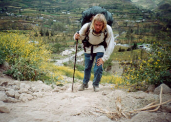 He set out to walk around the world. After 27 years, his quest is nearly over.