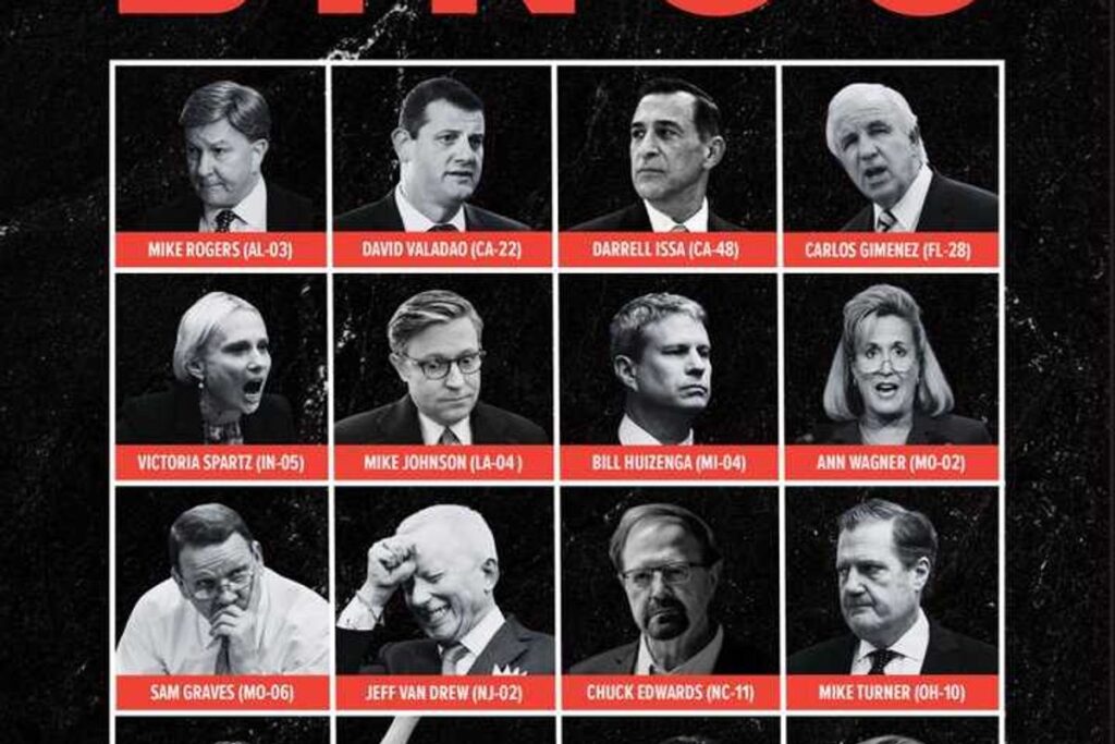 Bingo! Dems relish GOP’s woes with party game mocking mass exodus