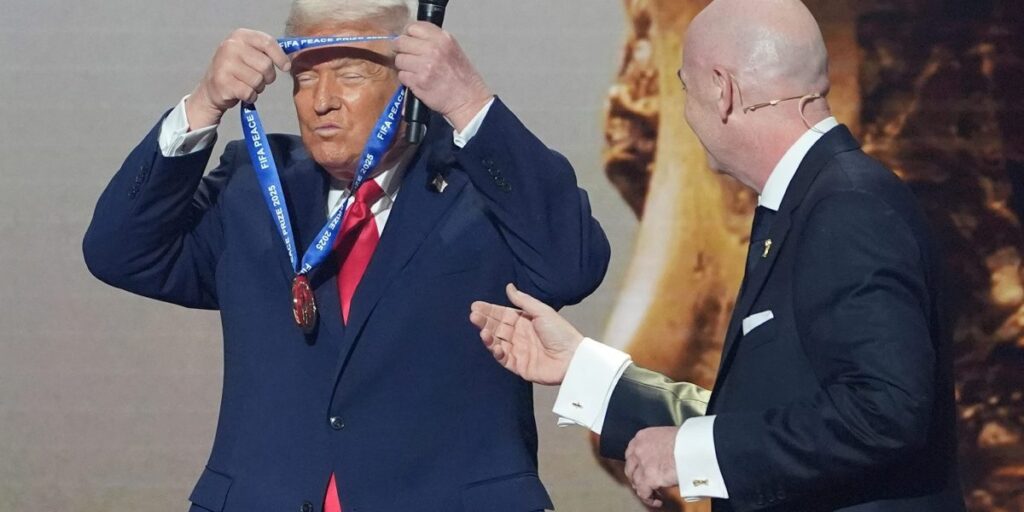 Trump finally got his peace prize—from a soccer federation widely known for corruption