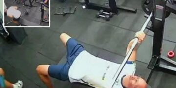 Dad dies after dropping barbell on chest in freak accident at the gym