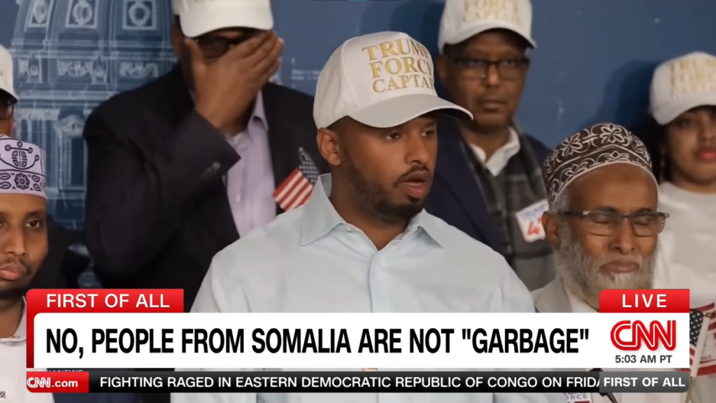 ‘Not acceptable!’ Pro-Trump Somali migrant breaks with president over ‘racist’ remarks