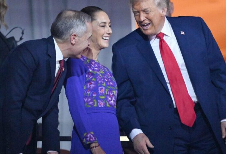 Trump finally meets Claudia Sheinbaum face to face at the FIFA World Cup draw