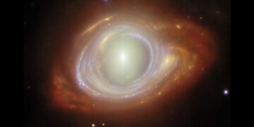 A Warped View Through an Einstein Ring