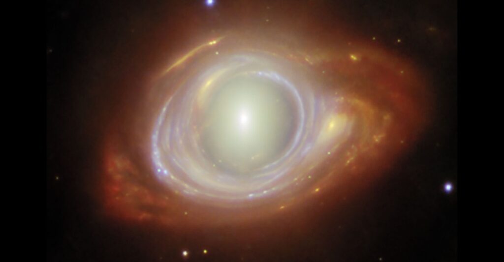 A Warped View Through an Einstein Ring