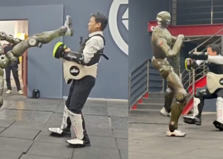 Video Shows Robot Attacking CEO