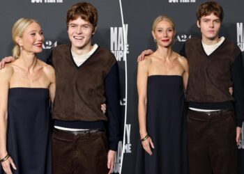 Gwyneth Paltrow’s son, Moses, makes red carpet debut to support mom at ‘Marty Supreme’ premiere