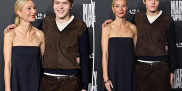 Gwyneth Paltrow’s son, Moses, makes red carpet debut to support mom at ‘Marty Supreme’ premiere