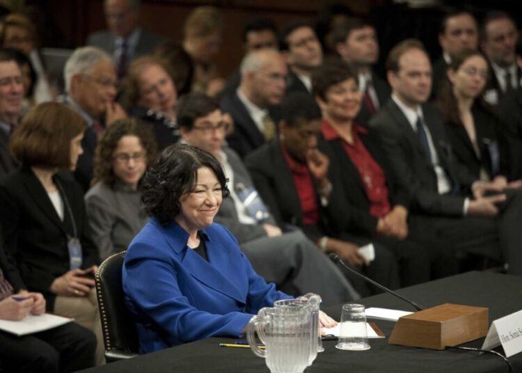 Sonia Sotomayor silences Supreme Court chamber with blistering challenge to Trump lawyer