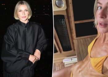 Julianne Hough turns up the heat with steamy, skin-baring sauna display