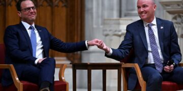 Shapiro, Cox cross aisle to denounce the rise in political violence