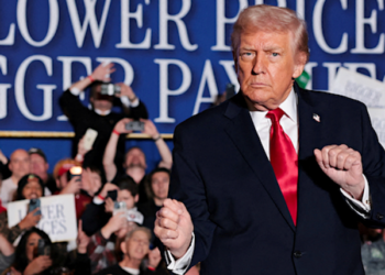 ‘Not helpful!’ Republicans worried by Trump’s off-script ‘ostrich’ affordability routine