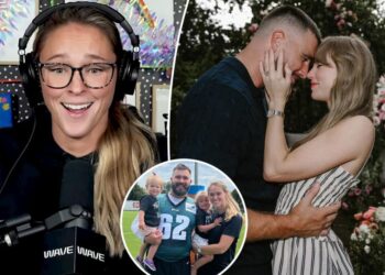 Kylie Kelce doubts brother-in-law Travis’ claim he ‘never’ argues with Taylor Swift: ‘You’re telling me you don’t bicker?’