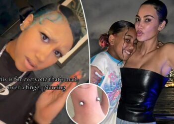 Kim Kardashian’s daughter North, 12, fires back at critics over controversial piercing