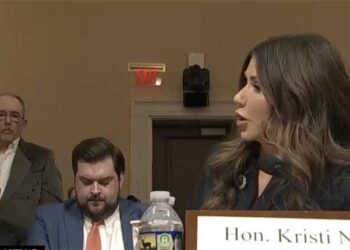 Kristi Noem forced to face combat veteran whose Irish wife has been jailed for four months