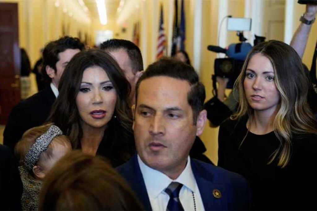 Kristi Noem busted by Dem lawmaker over fake excuse for fleeing her hearing after grilling