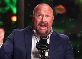 ‘It will hurt you big time!’ Alex Jones rages over new Epstein-Trump photos