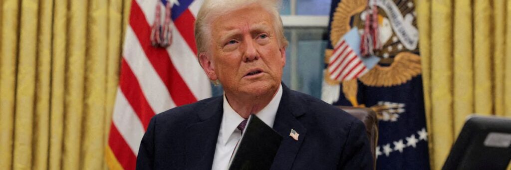 ‘You’re obviously a sycophant!’ Trump snaps over Obamacare question