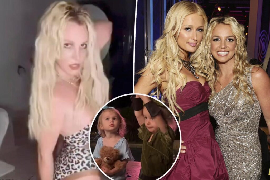 Britney Spears reunites with former party pal Paris Hilton after worrying her family with erratic behavior