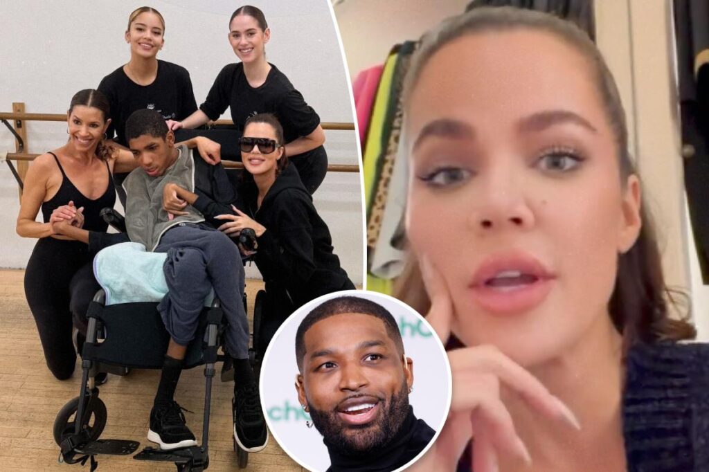 Khloé Kardashian fires back at ‘gross commentary’ about Tristan Thompson’s disabled brother attending dance class