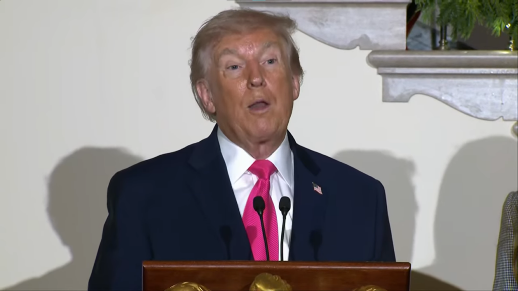 Trump self-censors to not ‘get in trouble’ after making false claim about active shooter