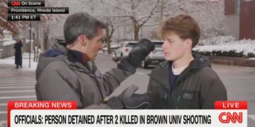 CNN Reporter Interviews Own Son About Lockdown During Brown Shooting