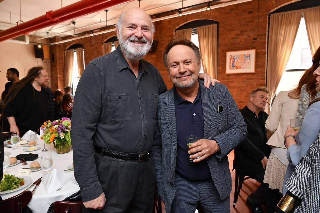 Rob Reiner and Billy Crystal at the 2019 Tribeca Film Festival Jury Lunch.