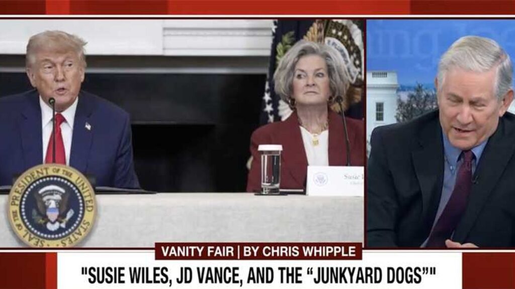 Susie Wiles flipped out after Trump accusation: Vanity Fair reporter