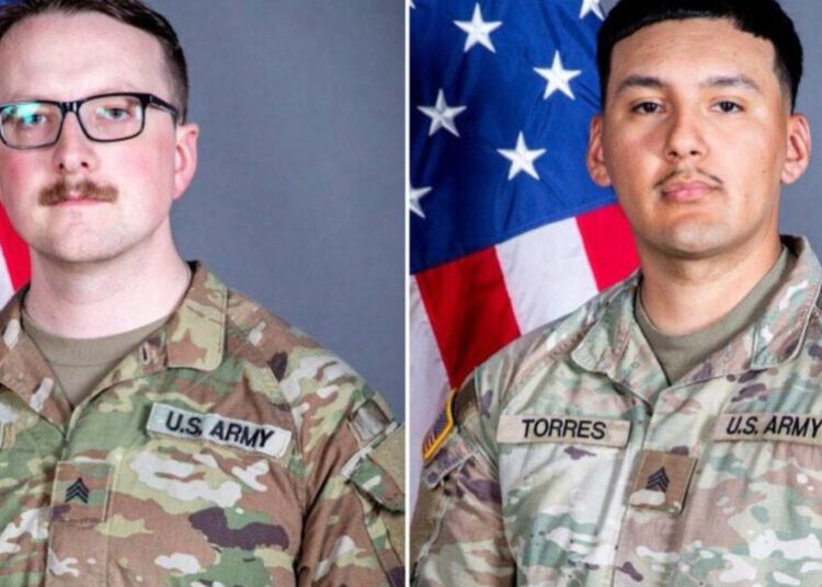 Trump pays respects to 2 Iowa National Guard troops and interpreter killed in Syria as they return home