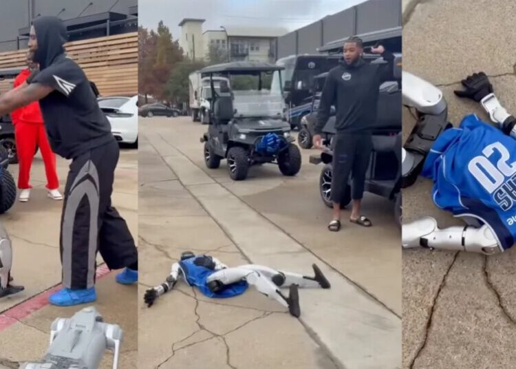 Kyrie Irving Has “Incident” With Humanoid Robot