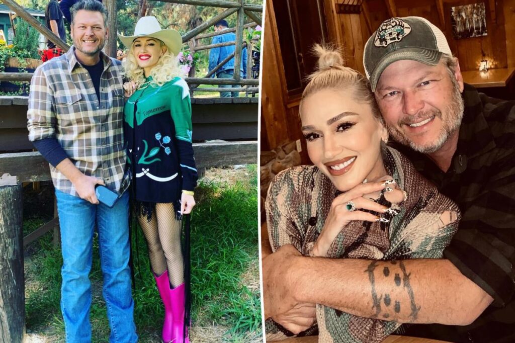 Gwen Stefani is hot for Blake Shelton’s farmer boy skills: ‘That’s a man!’