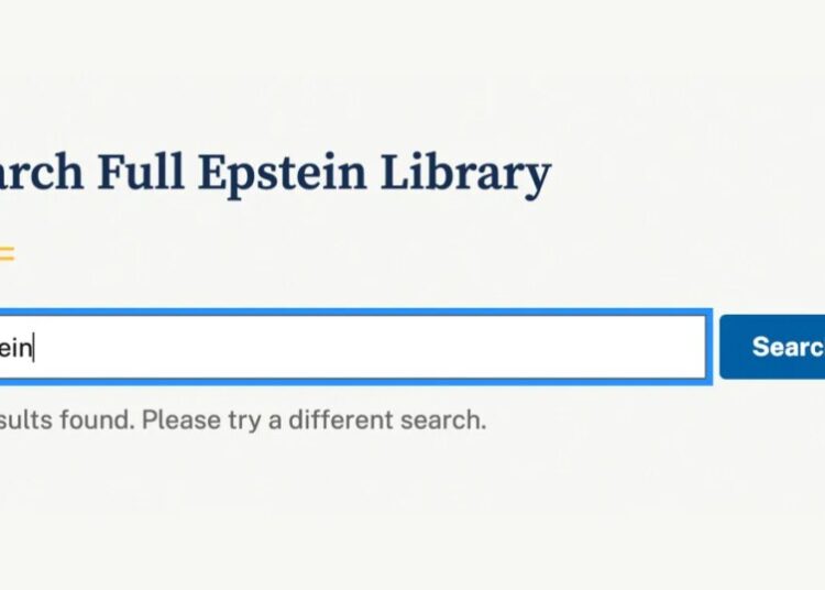 The Epstein Files Release Website Is Completely Busted