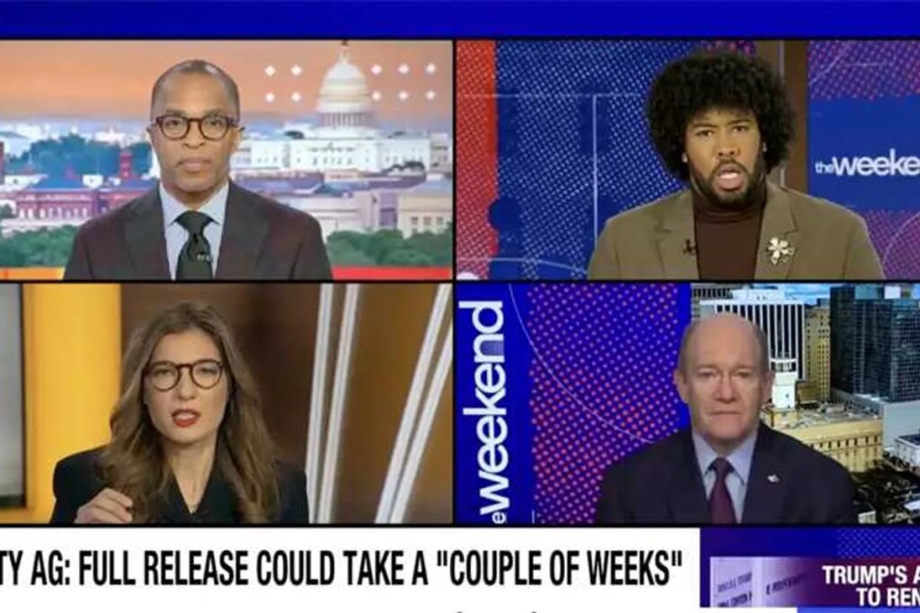 Dem senator sends MS NOW hosts scrambling with mention of Trump check to Epstein