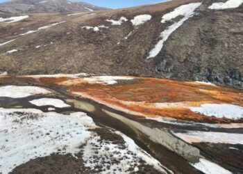 Rivers Turn Bright Orange in Alaska