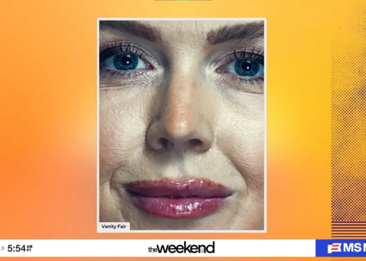 ‘I can’t look!’ MS NOW host screams in disgust at ‘close-up’ photo of Karoline Leavitt