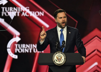 ‘Right out loud’: JD Vance denounced as a ‘klansman’ for ‘openly racist’ speech