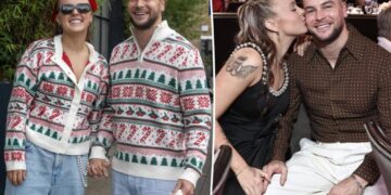 JoJo Siwa and Chris Hughes hint at upcoming engagement as they prepare for first Christmas together