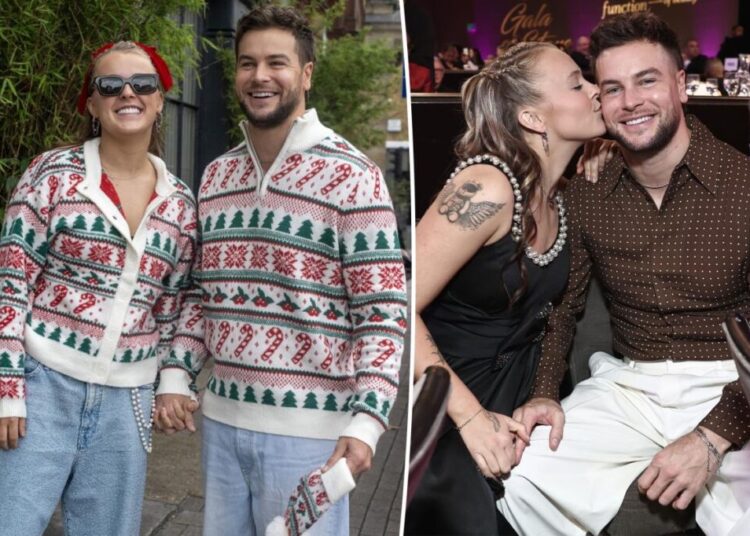 JoJo Siwa and Chris Hughes hint at upcoming engagement as they prepare for first Christmas together