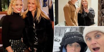 Reese Witherspoon’s lookalike kids are all grown up in ‘merry’ holiday photos