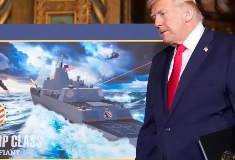 Trump says he will lead the design of his new class of warships along with the Navy ‘because I’m a very aesthetic person’