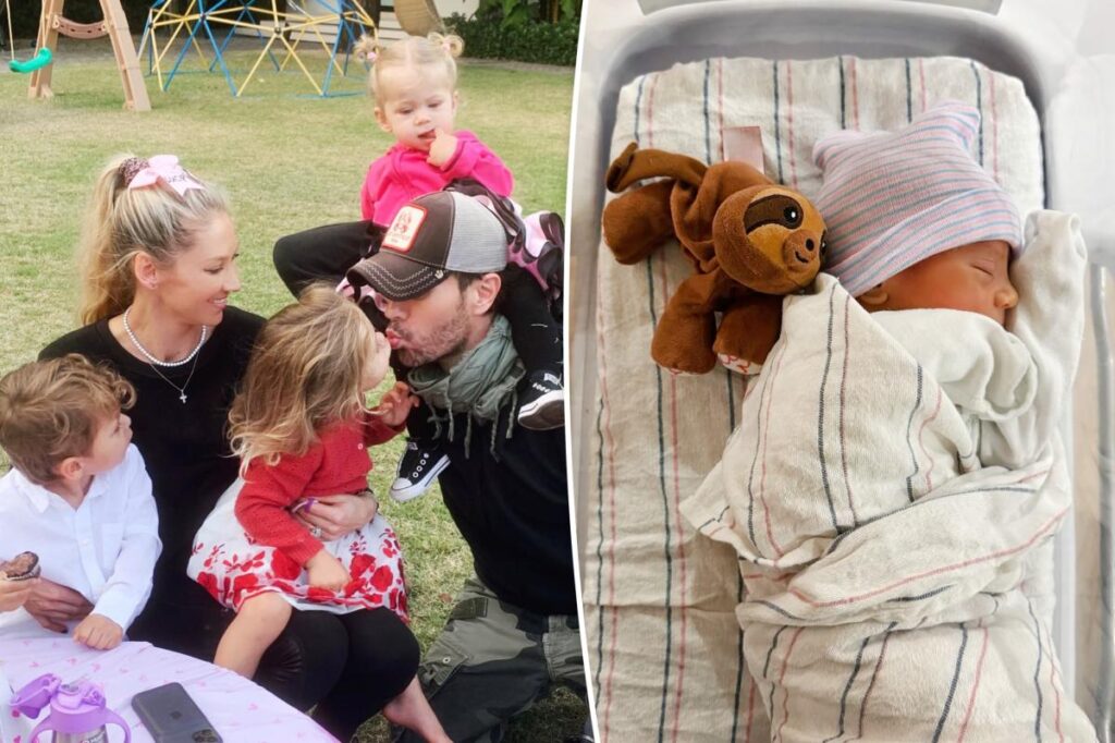 Enrique Iglesias and Anna Kournikova welcome baby No. 4