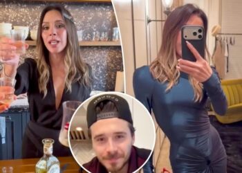 Victoria Beckham brushes off being blocked by son Brooklyn with holiday post