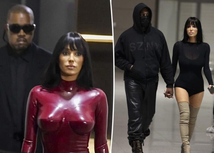 Kanye West and Bianca Censori get cozy for Christmas Eve date night