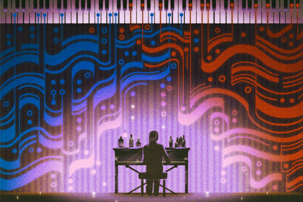 Polarization comes for the piano bar